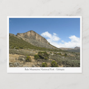 Bale Mountains Ethiopia Postcard