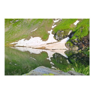 Balea Lake Alpine Landscape - Wild Nature Romania Photo Print