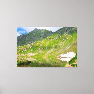 Balea Lake Mountain Slope – Romania Alpine Print