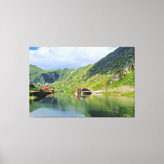 Balea Lake Reflection – Carpathian Alpine Print (Front)