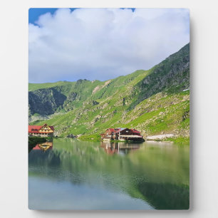 Balea Lake Reflection – Carpathian Alpine Print Plaque