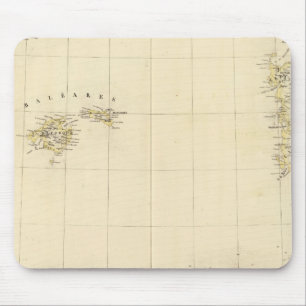 Balearic Islands and Sardinia Europe 25 Mouse Pad