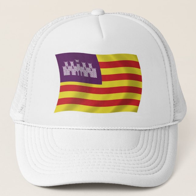 Balearic Islands Flag Hat (Front)