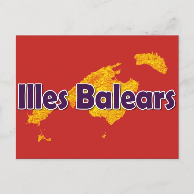 Balearic Islands Postcard (Front)