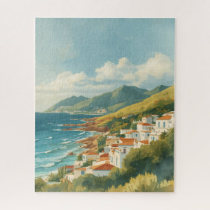 Balearic Islands Vintage French Riviera Travel Jigsaw Puzzle