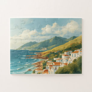 Balearic Islands Vintage French Riviera Travel Jigsaw Puzzle