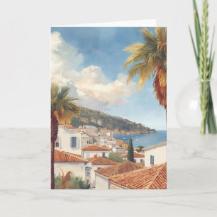 Balearic Islands Vintage French Travel Card