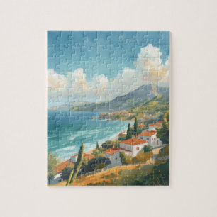 Balearic Islands Vintage French Travel Jigsaw Puzzle