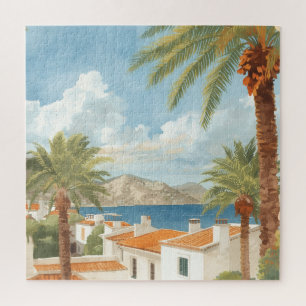 Balearic Islands Vintage French Travel Jigsaw Puzzle