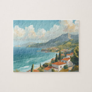 Balearic Islands Vintage French Travel Jigsaw Puzzle