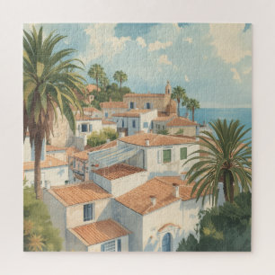 Balearic Islands Vintage French Travel Jigsaw Puzzle