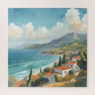 Balearic Islands Vintage French Travel Jigsaw Puzzle