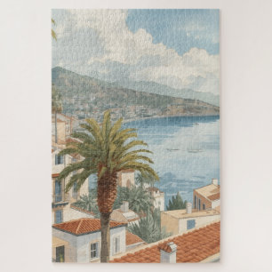 Balearic Islands Vintage French Travel Jigsaw Puzzle