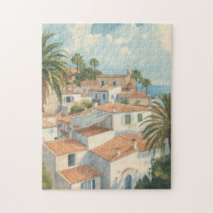 Balearic Islands Vintage French Travel Jigsaw Puzzle