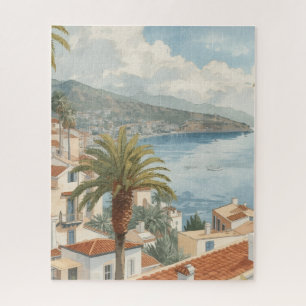 Balearic Islands Vintage French Travel Jigsaw Puzzle