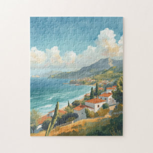 Balearic Islands Vintage French Travel Jigsaw Puzzle