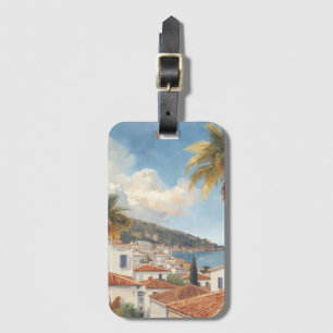 Balearic Islands Vintage French Travel Luggage Tag