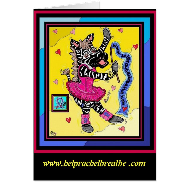 Baleeria Zebra Card (Front)