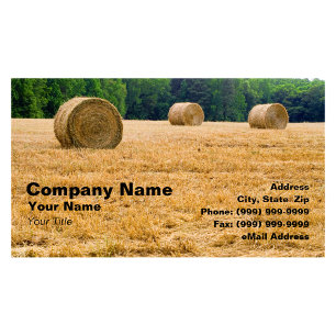 Bales of Hay Business Card