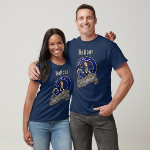 Balfour Clan Badge & Tartan T-Shirt