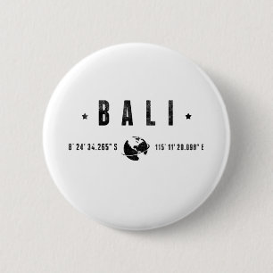 Bali 6 Cm Round Badge