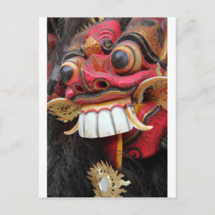 Bali Barong mask Postcard