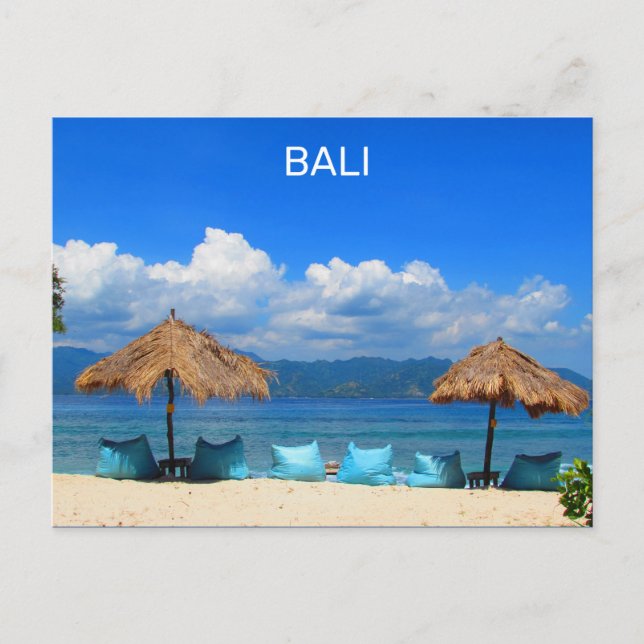 Bali Beach Indonesia Postcard (Front)