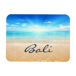 Bali beach sunrise magnet