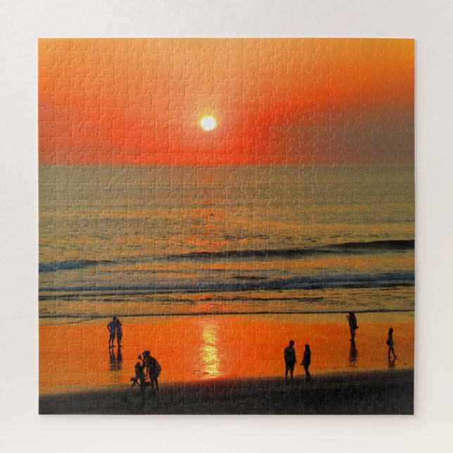 bali beach sunset jigsaw puzzle (Vertical)