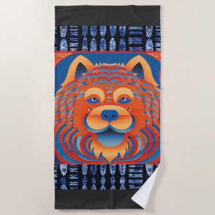 BALI BLISS Chow dog Beach Towel