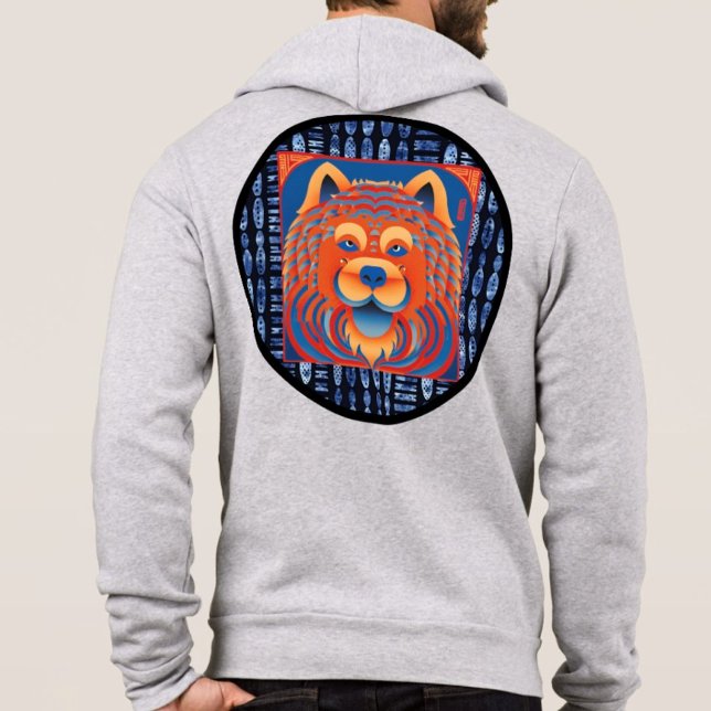 BALI BLISS Chow dog  Hoodie (Creator Uploaded)