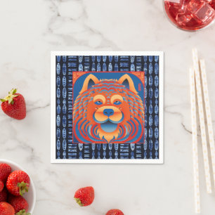 BALI BLISS Chow dog  Napkin