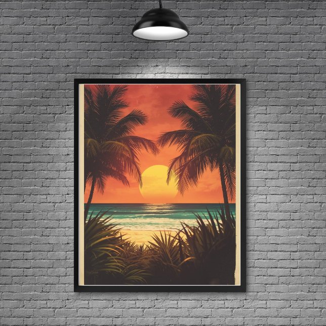 Bali Bliss – Vintage Island Paradise Travel Poster (Creator Uploaded)