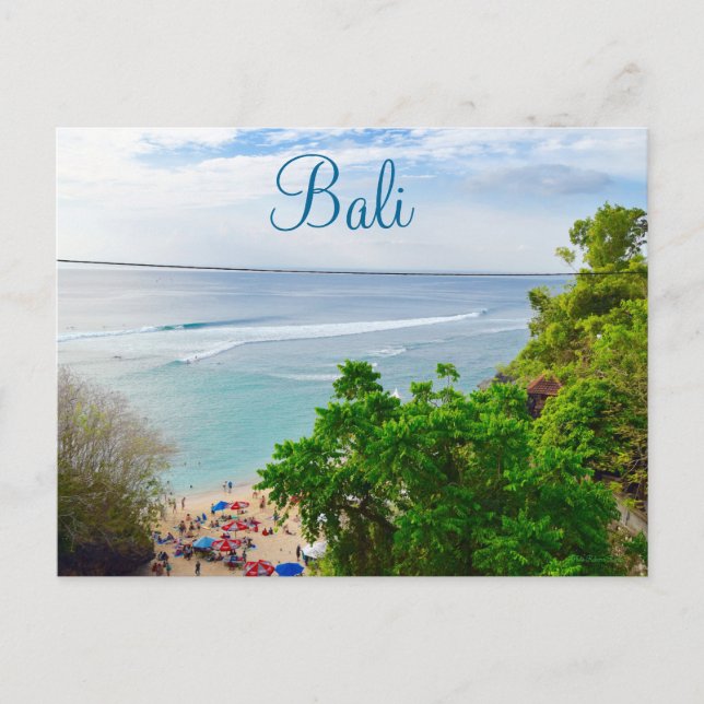 Bali Denpasar Beach Indonesia Postcard (Front)