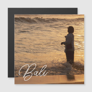 Bali Fisherman - Magnet Card
