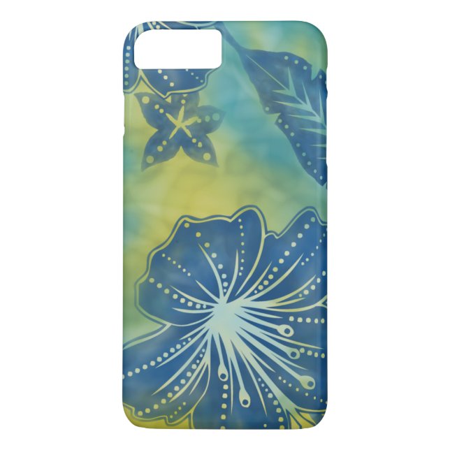 Bali Flower Batik Tropical Case-Mate iPhone Case (Back)