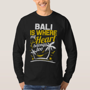 Bali For Indonesia Kids Barong Travel To Beach T-Shirt