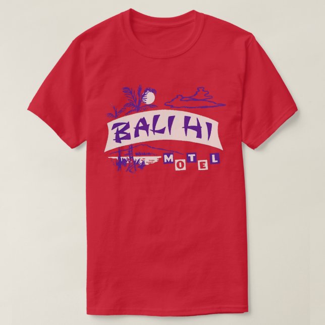 Bali Hi Motel T-Shirt (Design Front)
