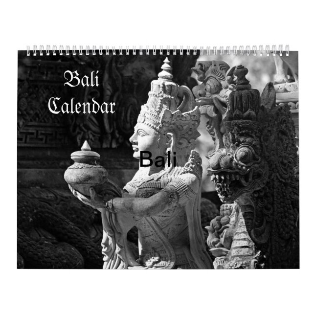 Bali, Indonesia Calendar (Cover)