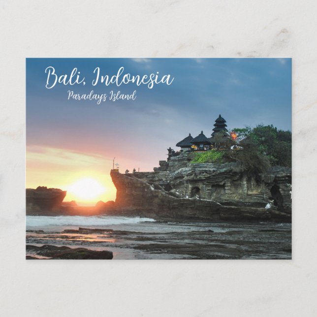 Bali Indonesia Holiday Postcard (Front)
