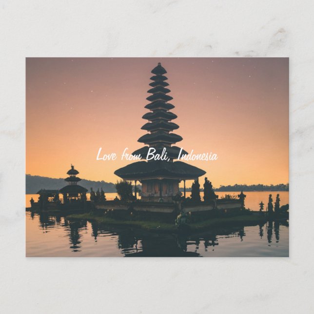 Bali Indonesia Holiday Postcard (Front)