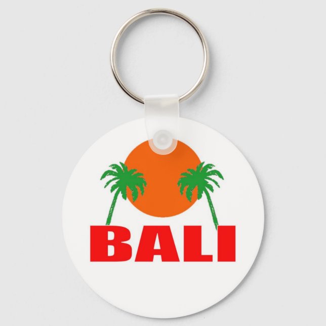 Bali, Indonesia Key Ring (Front)