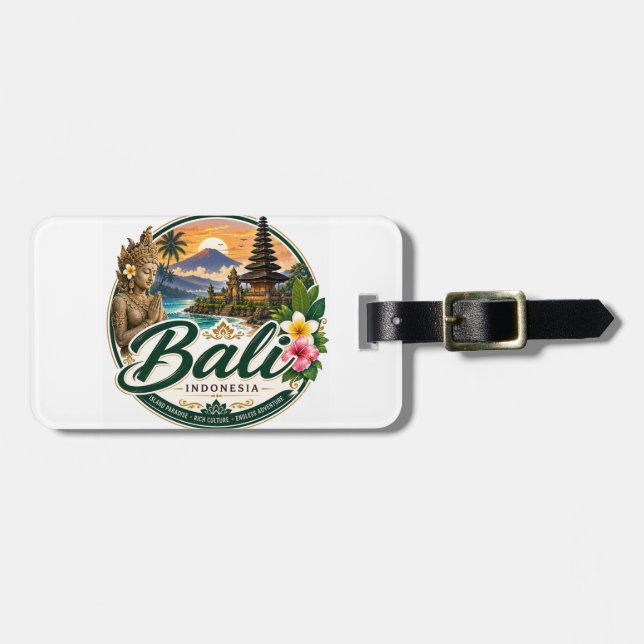Bali, Indonesia  Luggage Tag (Front Horizontal)