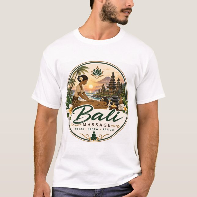 Bali, Indonesia massage T-Shirt (Front)