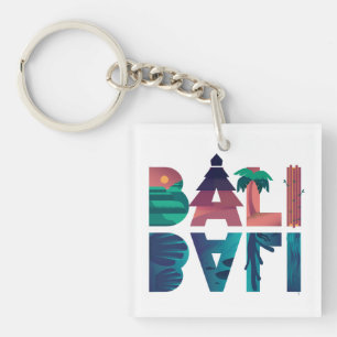 Bali Indonesia Travel Key Ring
