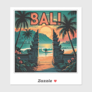 Bali Island Summer – Sunset Beach Ocean Surfers