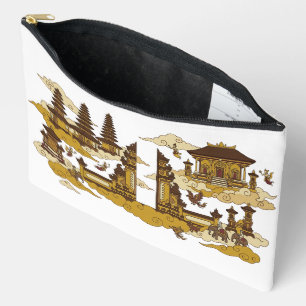 Bali kahyangan Mythology Illustration Vintage Accessory Pouch