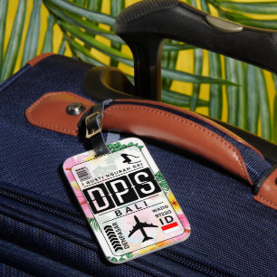 Bali Luggage Tag DPS Airport Code
