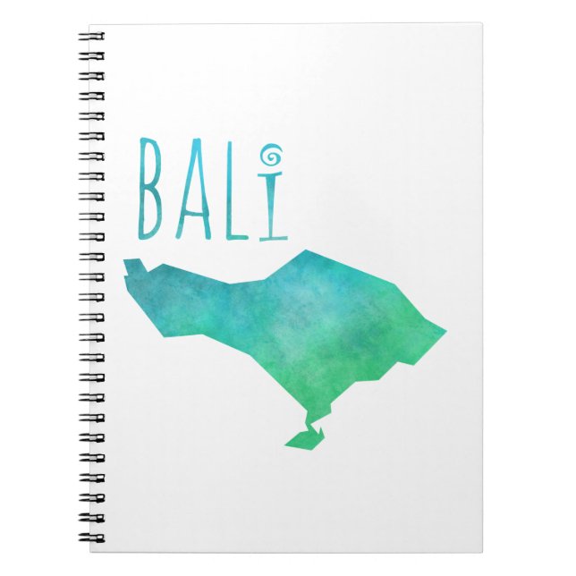 Bali Map Notebook (Front)