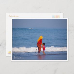 Bali Motherhood Beach Postcard